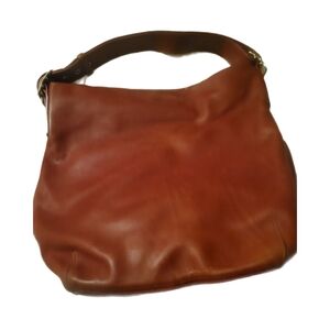 Coach Rich Tan Leather Hobo Bag
